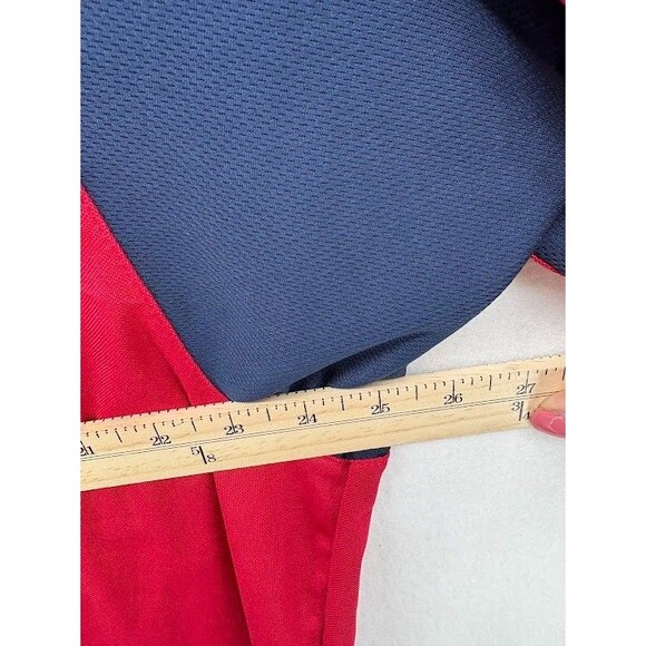 Men's Cooperstown Dreamspark Coaches Polo Shirt Red/Blue Short Sleeve Size XL - Picture 5 of 7